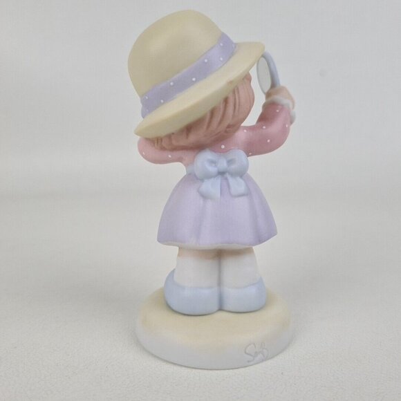 Precious Moments 730238 I'm A Reflection Of Your Love Girl Porcelain Figurine - Picture 4 of 6